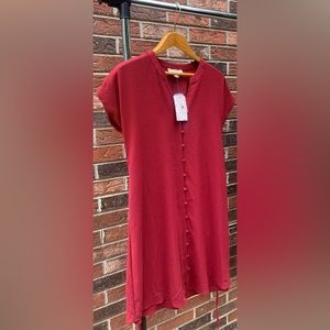 Pink Rose Tie back dress